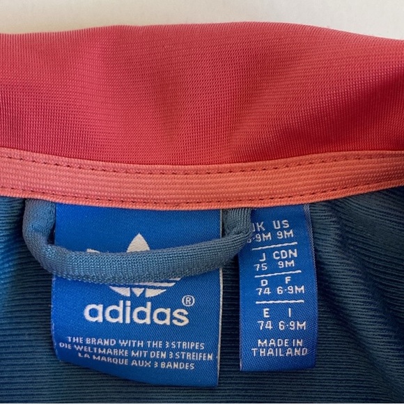 Adidas Colourblock 3-Stripe Trefoil Track Jacket 9 Months - Picture 6 of 8